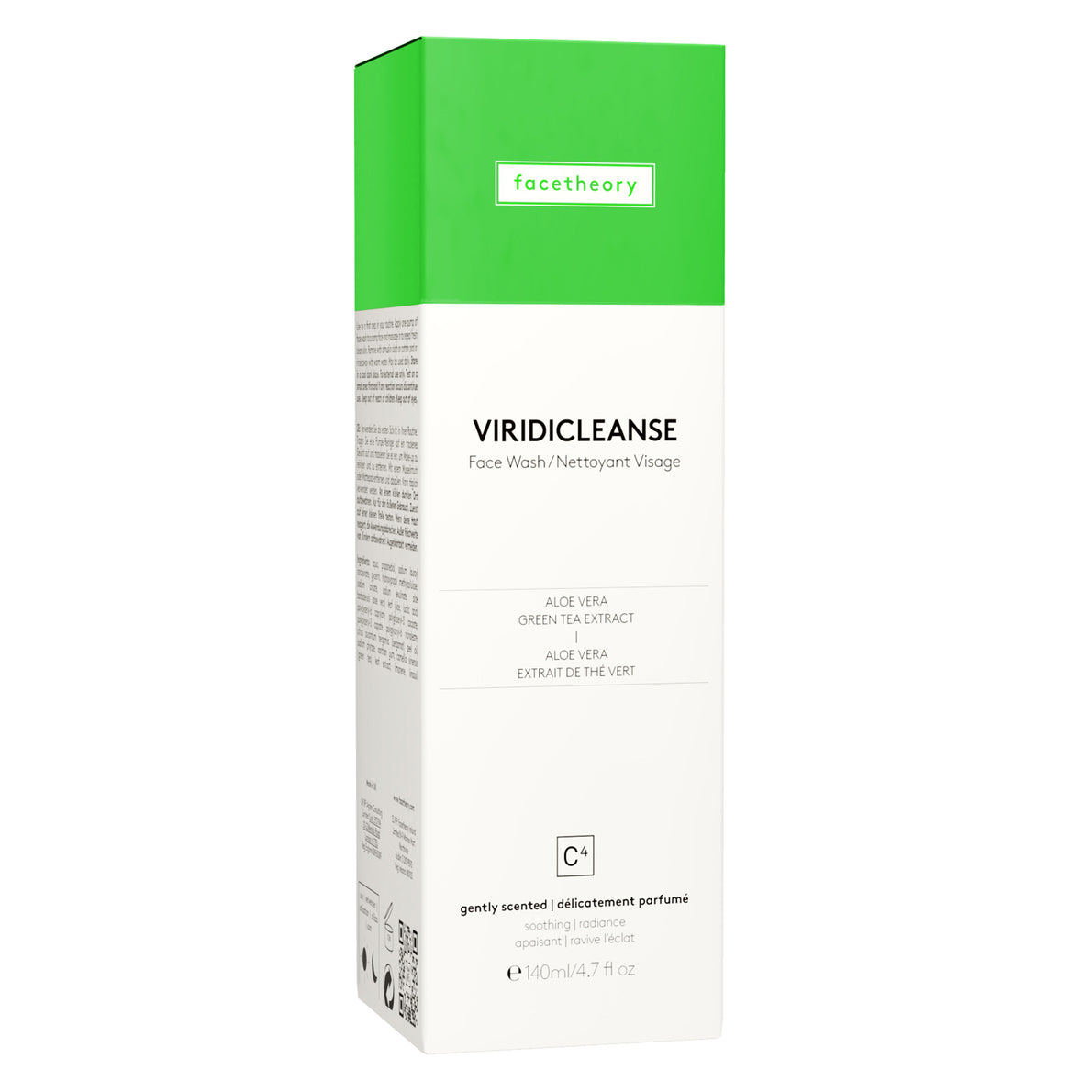 Erfrischender Gesicht-Cleanser C4 mit Aloe Vera und Grünteeextrakt