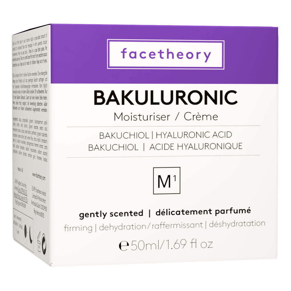 Bakuluronic Feuchtigkeitscreme M1 mit Bakuchiol, Hyaluronsäure & Vitamin C