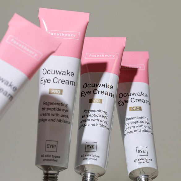 Ocuwake Augencreme EYE1 PRO mit Peptiden, Hexylresorcinol, Ginkgo biloba und Hibiskus